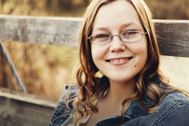 Picture of a young woman smiling